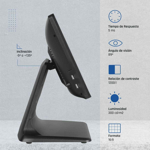 All in One iggual IGG320204 15,6" Quad Core Intel Celeron J4125 4 GB RAM 128 GB SSD
