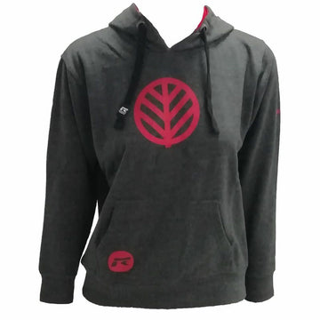 Felpa con Cappuccio Unisex Rox R-Cosmos Nero Grigio scuro