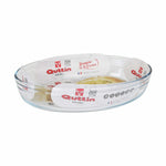Pirofila da Forno Quttin   Trasparente Vetro Ovale 2,2 L 30,1 x 20,9 x 6,3 cm (4 Unità) - Augustea Shop