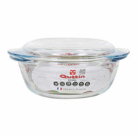 Casseruola con coperchio Quttin Vetro 1,6 + 0,5 L (3 Unità) - Augustea Shop