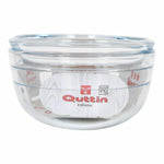 Casseruola con coperchio Quttin 63095 Vetro 33 x 20 x 13 cm (3L + 1L) - Augustea Shop