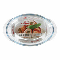 Casseruola con coperchio Quttin 63095 Vetro 33 x 20 x 13 cm (3L + 1L) - Augustea Shop