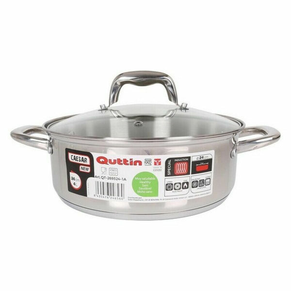 Pentola con Coperchio Quttin 139505 (ø 24 cm) - Augustea Shop