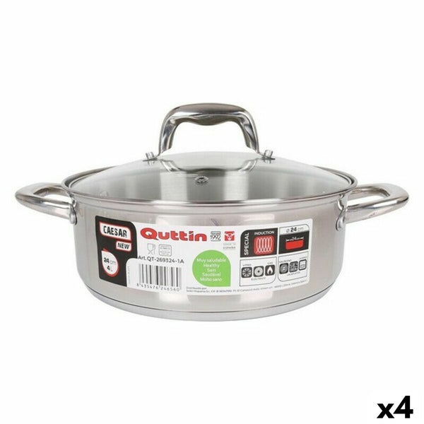 Pentola con Coperchio Quttin 139505 (ø 24 cm) - Augustea Shop