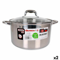 Pentola Quttin 139513 Acciaio 10 L (2 Unità) - Augustea Shop