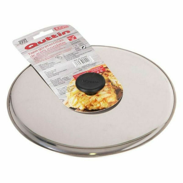 Coperchio per tortilla Quttin 144881 Ø 27 cm 27 x 27 x 3 cm Acciaio inossidabile (6 Unità) - Augustea Shop