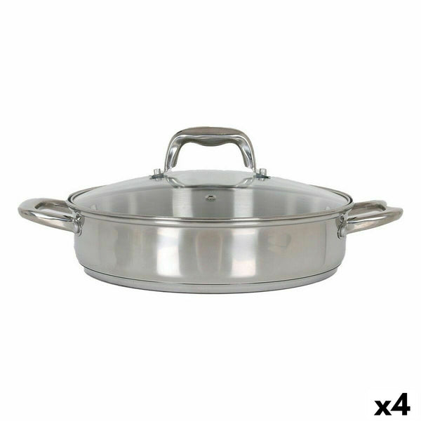 Casseruola con coperchio in vetro Quttin 3,1 L (4 Unità) - Augustea Shop