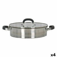 Casseruola con coperchio in vetro Quttin 2,2 L (4 Unità) - Augustea Shop