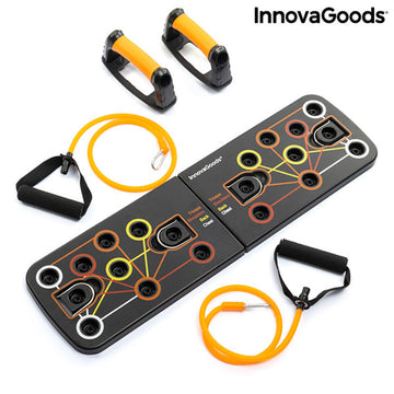 Tavola per Flessioni Push-Up con Bande di Resistenza e Manuale per gli Esercizi InnovaGoods Pulsher (Ricondizionati B)