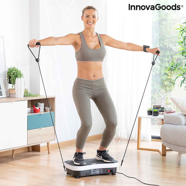 Piattaforma Vibrante di Allenamento con Accessori e Manuale per Esercizi Vybeform InnovaGoods VYBEFORM Model (Ricondizionati A)