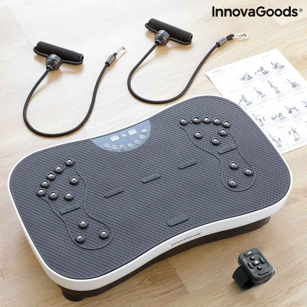 Piattaforma Vibrante di Allenamento con Accessori e Manuale per Esercizi Vybeform InnovaGoods VYBEFORM Model (Ricondizionati A)