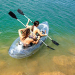 Kayak Gonfiabile Trasparente con Accessori Paros InnovaGoods 312 cm 2 posti (Ricondizionati A)