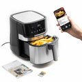 Friggitrice ad Aria InnovaGoods Nero 1700 W 5,5 L Acciaio inossidabile (Ricondizionati A)