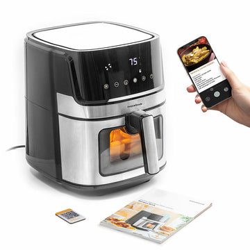 Air Fryer InnovaGoods Black 1700 W 6,5 L Stainless steel (Refurbished C)