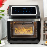 Friggitrice ad Aria InnovaGoods Fryinn Pro Max 12000 Nero 1800 W 12 L Acciaio inossidabile - Augustea Shop