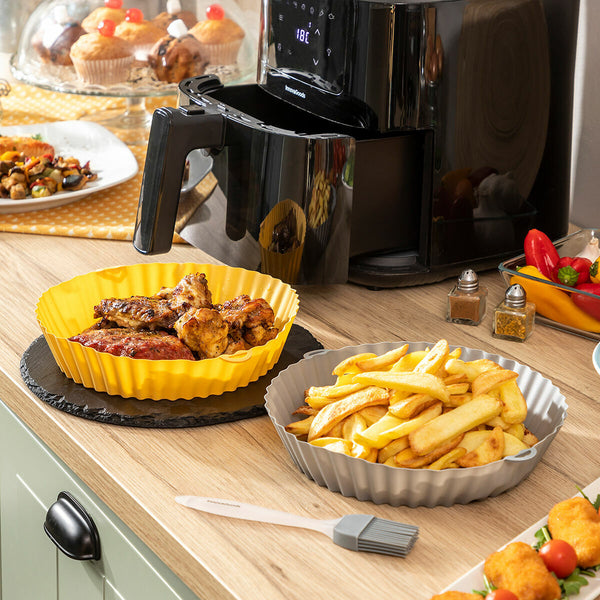 Cestini in Silicone con Pennello per Friggitrice ad Aria Mollicon InnovaGoods 2 Unità - Augustea Shop