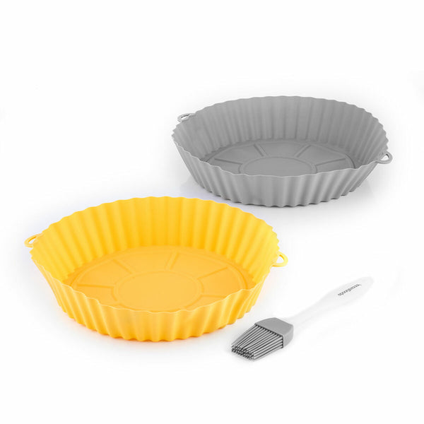 Cestini in Silicone con Pennello per Friggitrice ad Aria Mollicon InnovaGoods 2 Unità - Augustea Shop