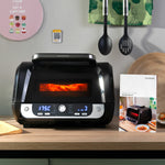 Friggitrice ad Aria con Grill, Accessori e Ricettario InnovaGoods Fryinn 12-in-1 6000 Nero Acciaio 3400 W 6 L - Augustea Shop