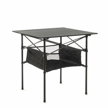 Folding Camping Table with Basket and Cover Folble InnovaGoods NA Black (Refurbished B)