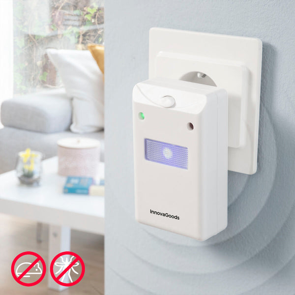 Repellente ad Ultrasuoni per Parassiti con LED Killekt Duo InnovaGoods 2 Unità - Augustea Shop