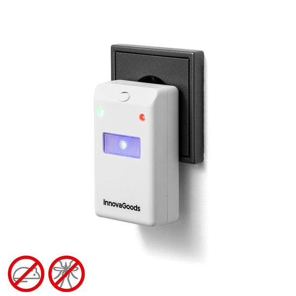 Repellente ad Ultrasuoni per Parassiti con LED Killekt Duo InnovaGoods 2 Unità - Augustea Shop