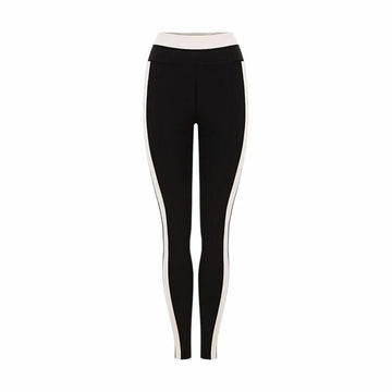 Leggings Sportivo da Donna Black Limba Yinyang Nero