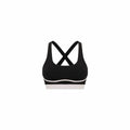 Top Sportivo Donna Black Limba Tao  Nero