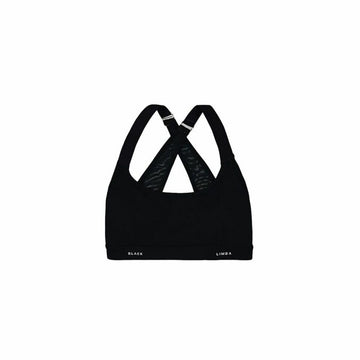 Top Sportivo Donna Black Limba Skyline Mesh Nero