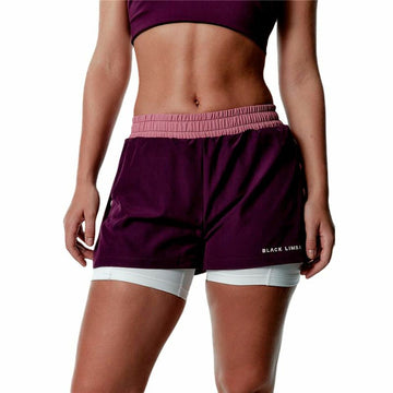 Pantaloncini Sportivi da Donna Black Limba Courtpulse