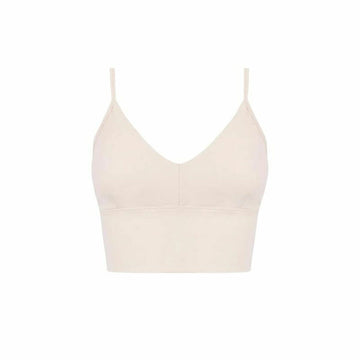 Top Sportivo Donna Black Limba Furina  Crema