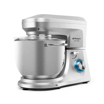 impastatrice mixer con ciotola Orbegozo 17756 ORB Argentato 1800 W