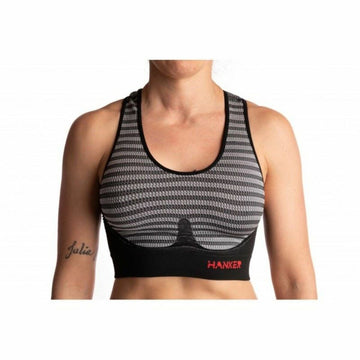 Top Sportivo Donna Hanker Cane  Grigio Running