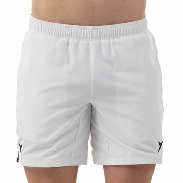 Pantaloni Corti Sportivi da Uomo Drop Shot Abian Campa Bianco