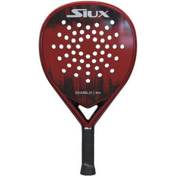Padel Racket Siux Diablo Go 4 2025 Red Charcoal EVA