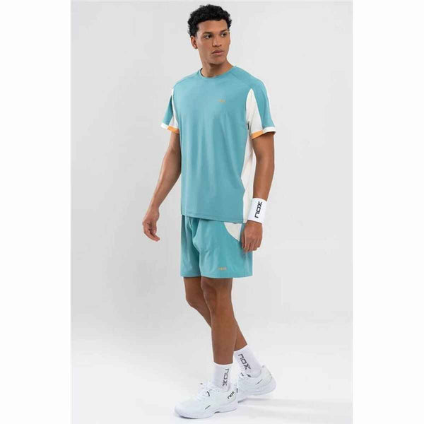 Pantaloni Corti Sportivi da Uomo Nox Pro Turquesa Azzurro Acqua