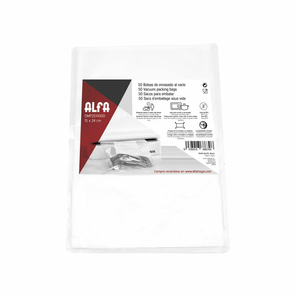 Sacchetti sottovuoto Alfa OMP25143 15 x 24 cm - Augustea Shop