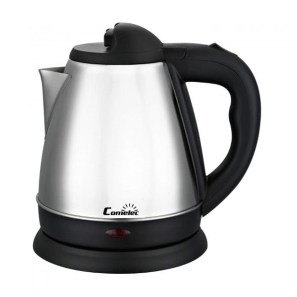 Bollitore COMELEC D227990 1,2 L 1600W Bianco Nero Nero/Argentato Argentato Acciaio inossidabile 1200 W 1600 W 1 L - Augustea Shop