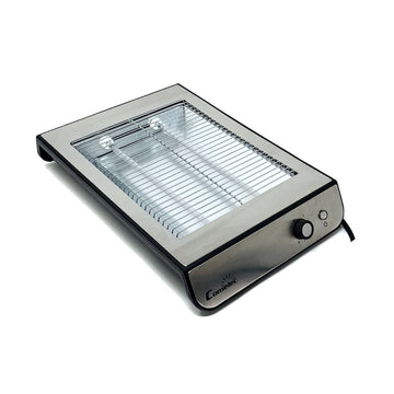 Tostapane COMELEC 600 W in Acciaio Inossidabile Nero - Prestazioni e Stile
