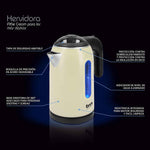 Bollitore d'Acqua Elettrico con Luce LED TM Electron TMPKT010C Acciaio inossidabile 1500 W 1 L (Ricondizionati A)