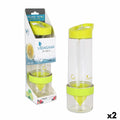Borraccia Kitchen Tropic Giallo 7,5 x 24,5 cm Miscelatore (2 Unità)