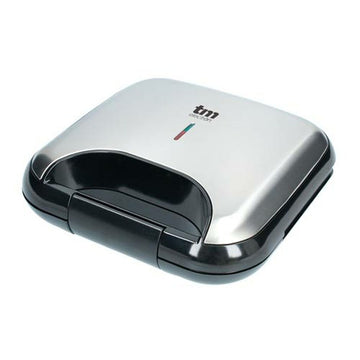 Piastra Grill Elettrica TM Electron Acciaio 750 W Doppia