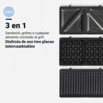Piastra Grill Elettrica Universal Blue 700 W Nero - Augustea Shop