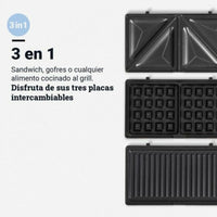 Piastra Grill Elettrica Universal Blue 700 W Nero - Augustea Shop