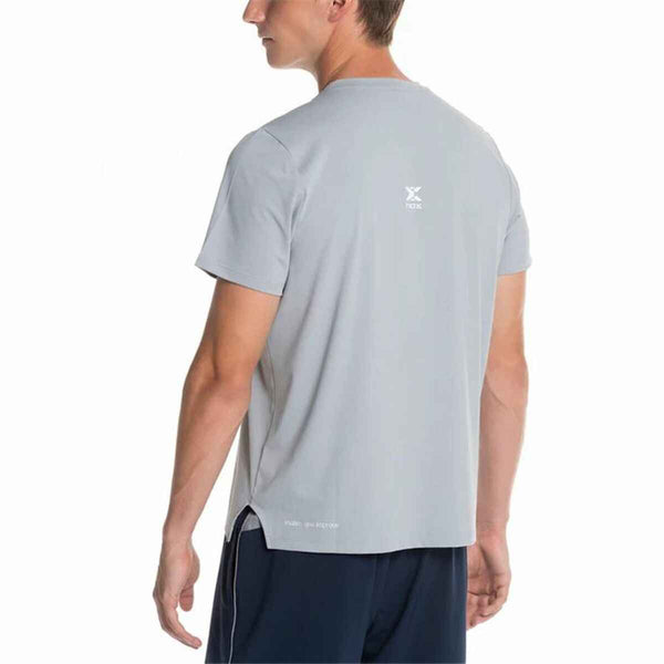 Maglia a Maniche Corte Uomo Nox Nox Team Regular Grigio Grigio chiaro