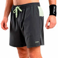 Pantaloni Corti Sportivi da Uomo Nox Pro Charcoal Gris Grigio scuro
