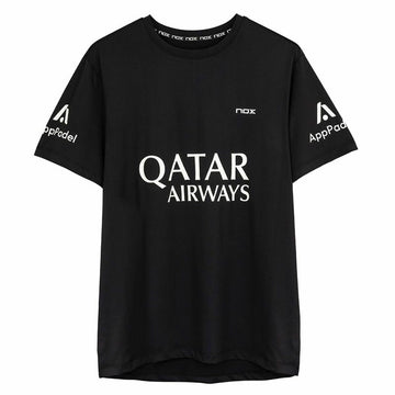 Men’s Short Sleeve T-Shirt Nox Sponsorts AT10 Black