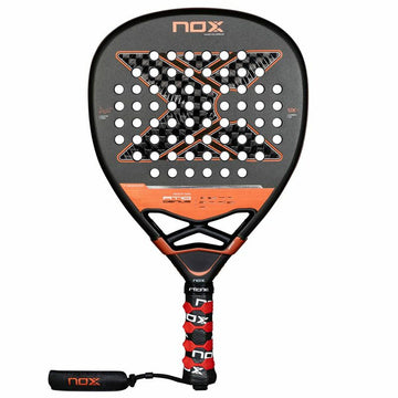 Padel Racket Nox AT10 Genius ATtack 12K Orange Carbon fibre Charcoal EVA