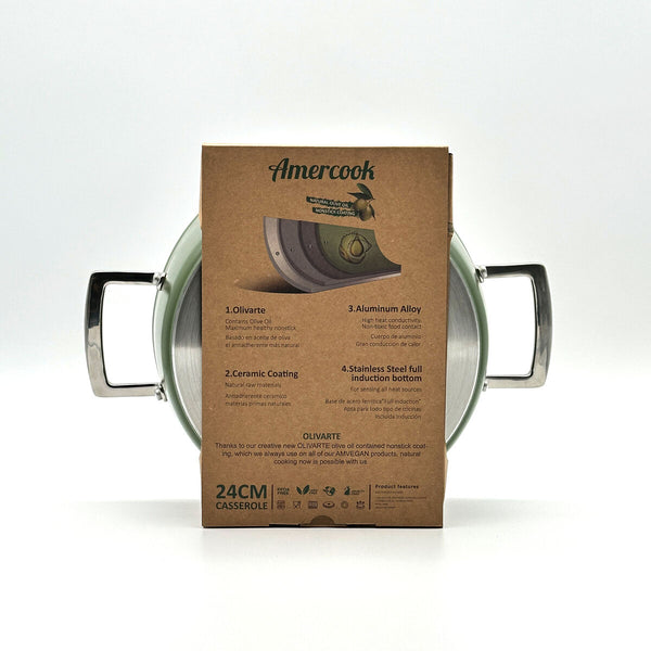 Casseruola Amercook AmVegan Chef Ø 24 cm - Augustea Shop