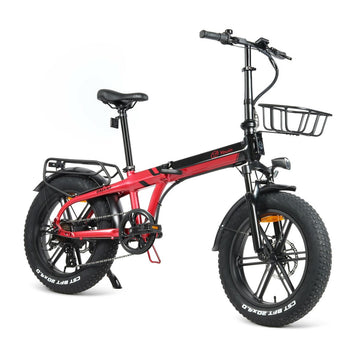 Bicicletta Elettrica Youin BK1650R DALLAS Nero Rosso 250 W 20"