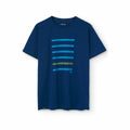 Maglia a Maniche Corte Uomo Astore Maxi Azzurro